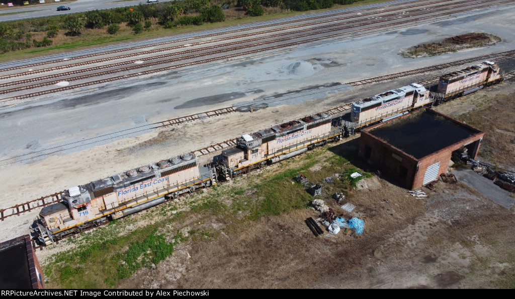 Locomotive storage line at NSB